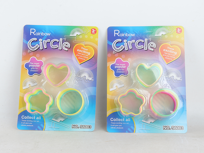 6PCS Rainbow Circle