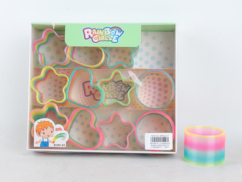 12PCS Rainbow Circle