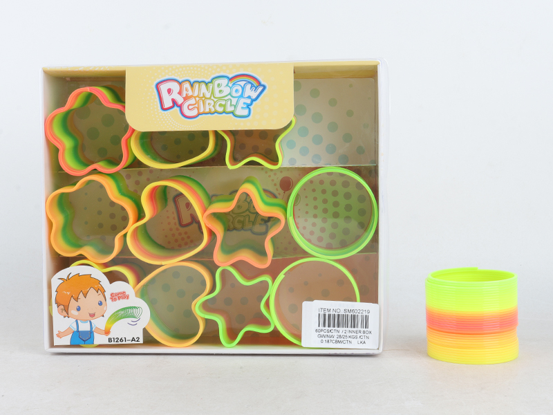 12PCS Rainbow Circle