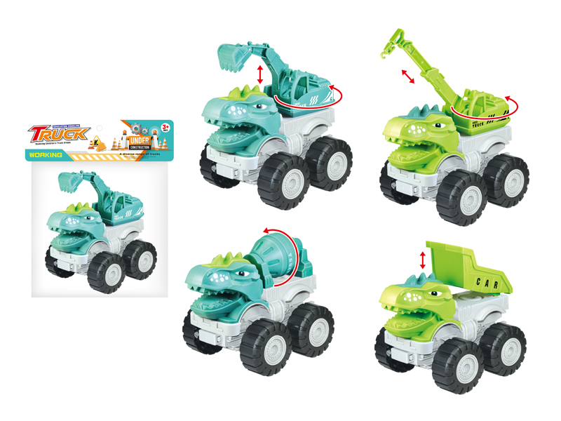 Slide Dinosaur Fire Truck