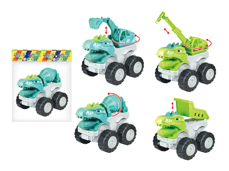 Slide Dinosaur Fire Truck