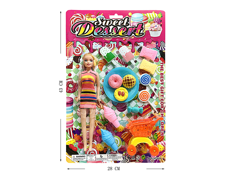 Doll  + Dessert Toy