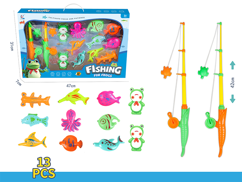 13PCS Fishing Toy