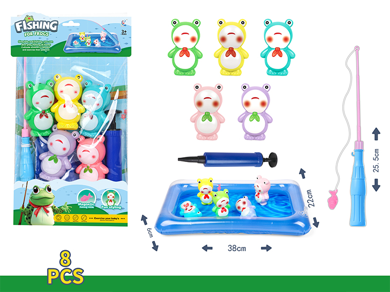 8PCS Fishing Toy