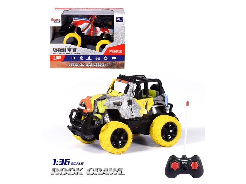 1:36 R/C Wrangler Graffiti Car