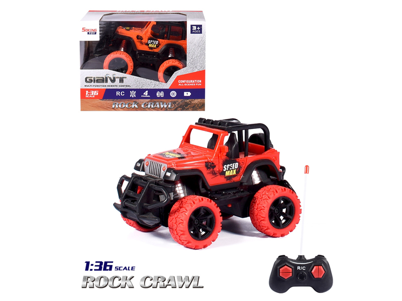 1:36 R/C Wrangler Transfer Printing Vehicle
