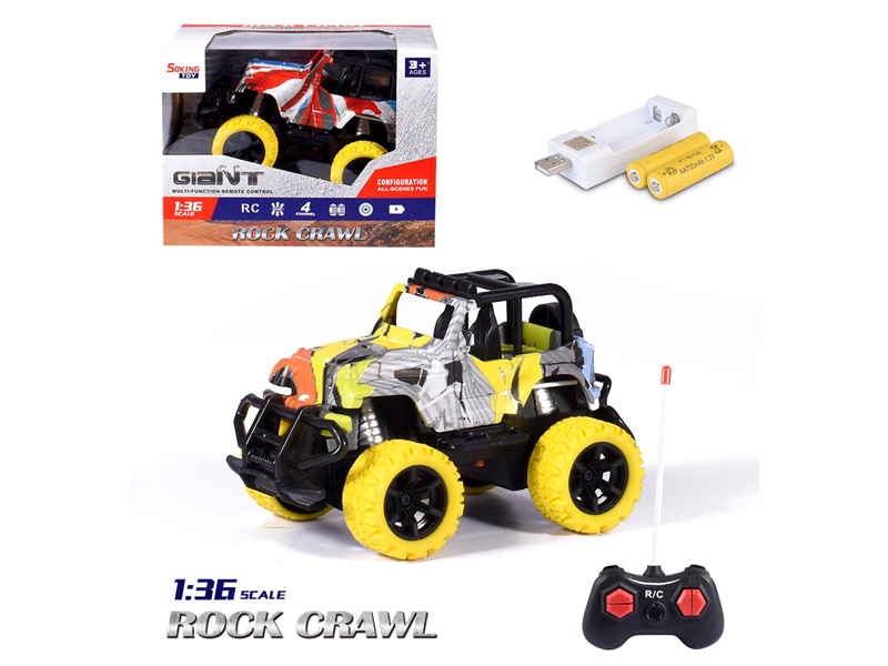 1:36 R/C Wrangler Graffiti Car
