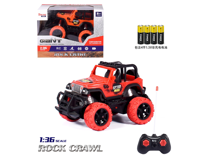 1:36 R/C Wrangler Transfer Printing Vehicle