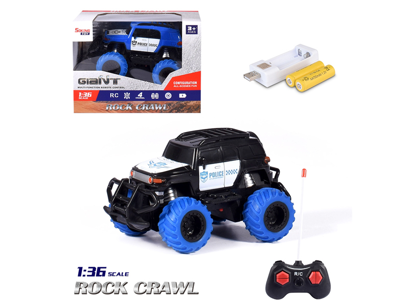 1:36 R/C Toyota Kuluze Police Car