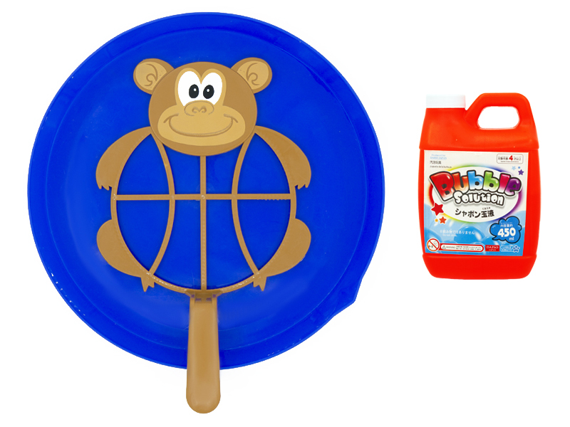 Bubble Blowing Toys Cartoon Large Bubble Stick Tray Set