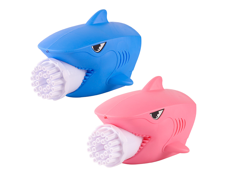23 Holes Shark Bubble Machine With Light