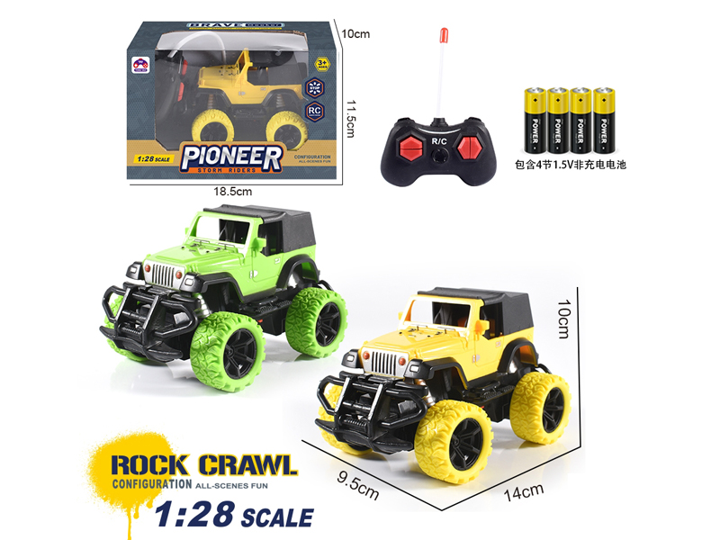 1:28 R/C Simulated Jeep
