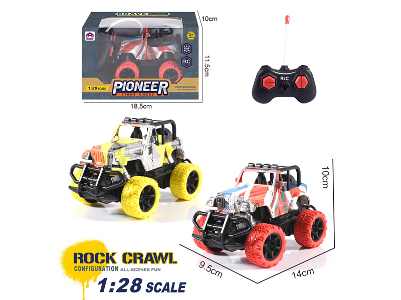 1:28 R/C Wrangler Graffiti Car