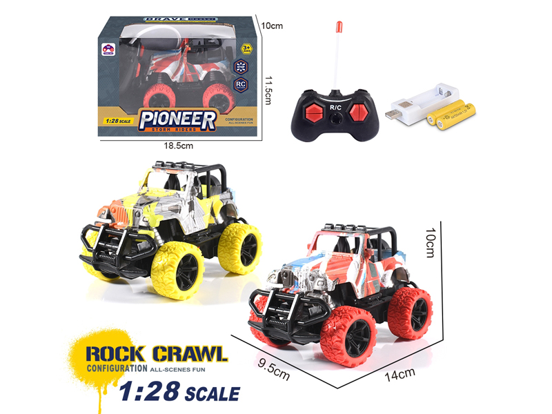 1:28 R/C Wrangler Graffiti Car