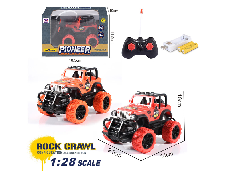 1:28 R/C Wrangler Transfer Printing Vehicle