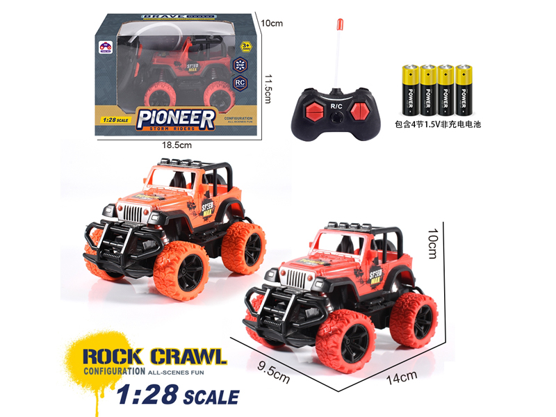 1:28 R/C Wrangler Transfer Printing Vehicle