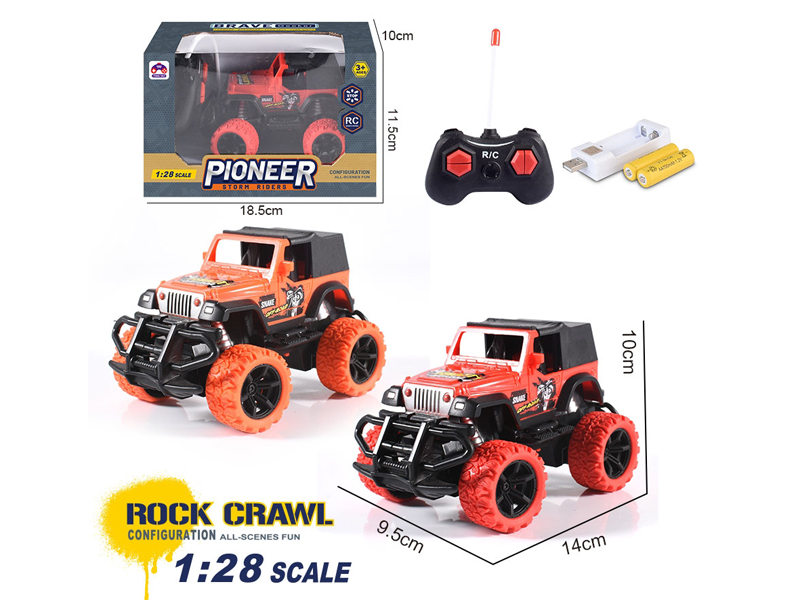 1:28 R/C Jeep Transfer Printing Vehicle