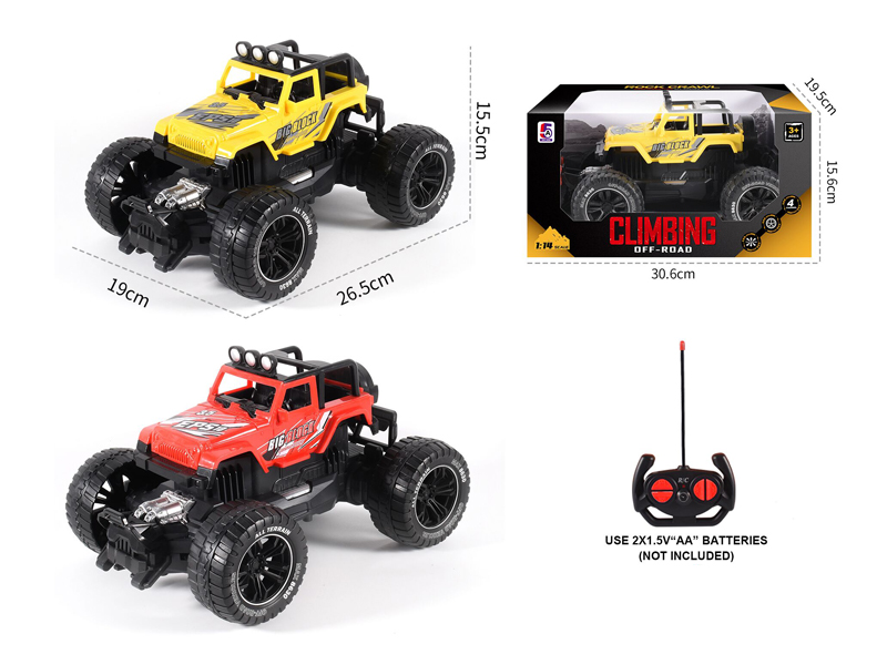 1:14 4CH R/C  Wrangler Climbing Car