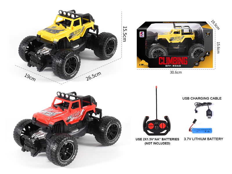 1:14 4CH R/C  Wrangler Climbing Car