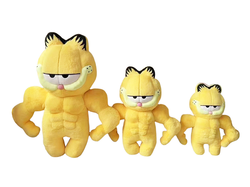 60CM Muscle Garfield Cat Plush Doll