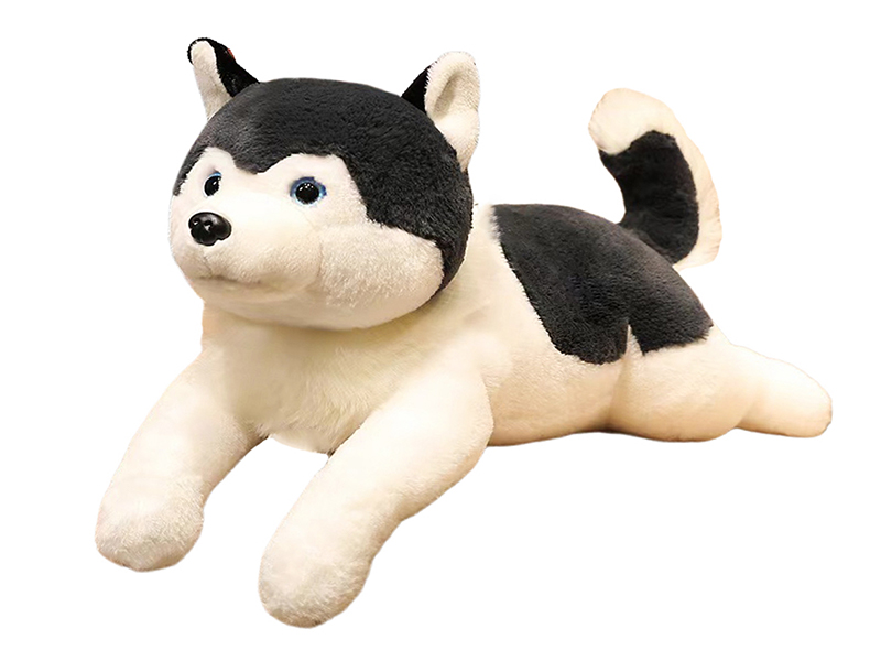 120CM Simulated Husky Plush Pillow Doll