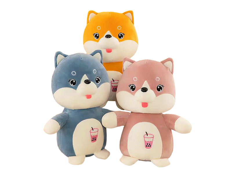 35CM Milk Tea Cat Plush Doll