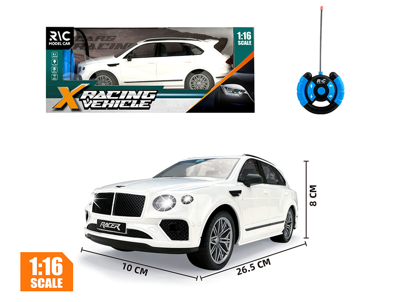 1:16 27MHz 4-Channel Remote Control Bentley Bentayga Simulation Car With Lights(Not Included Batteries)