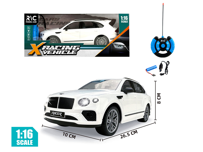 1:16 27MHz 4-Channel Remote Control Bentley Bentayga Simulation Car With Lights(Included Batteries)