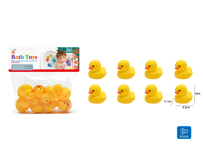Cute Duck Kids Bath Toy Set