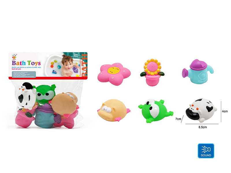 Cute Animals Kids Bath Toy Set