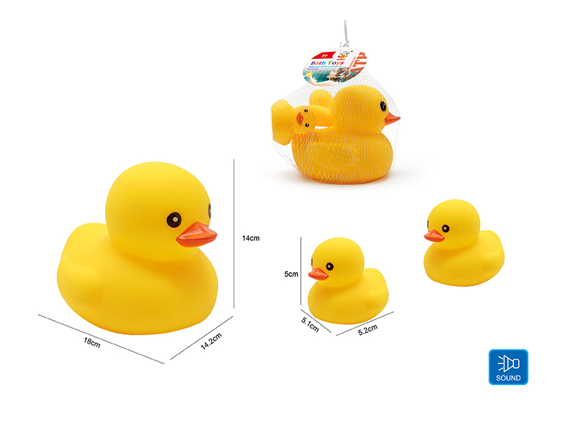 Cute Duck Kids Bath Toy Set