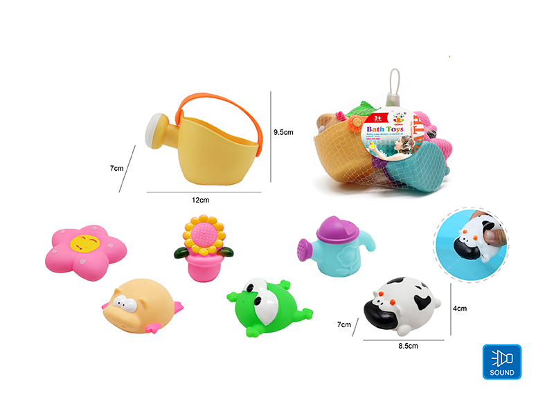 Cute Animals Kids Bath Toy Set