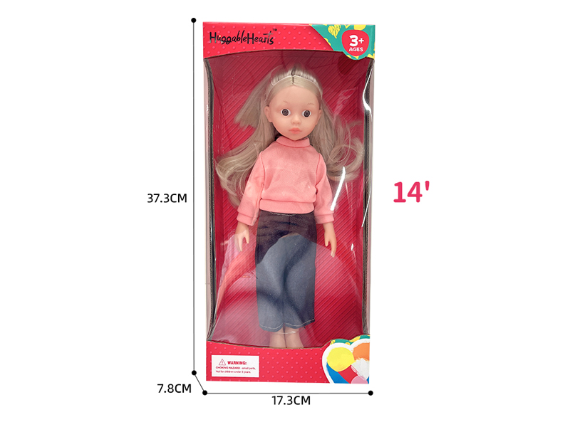 14 Inch Vinyl Salon Doll