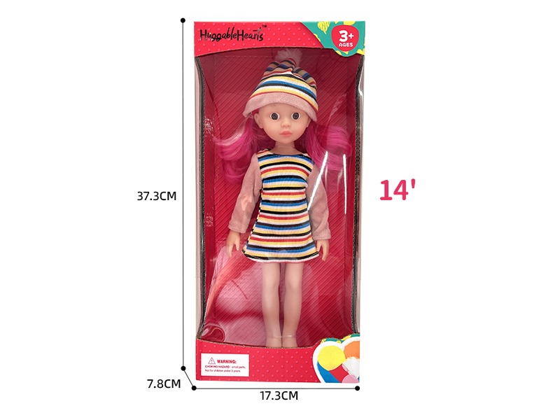 14 Inch Vinyl Salon Doll