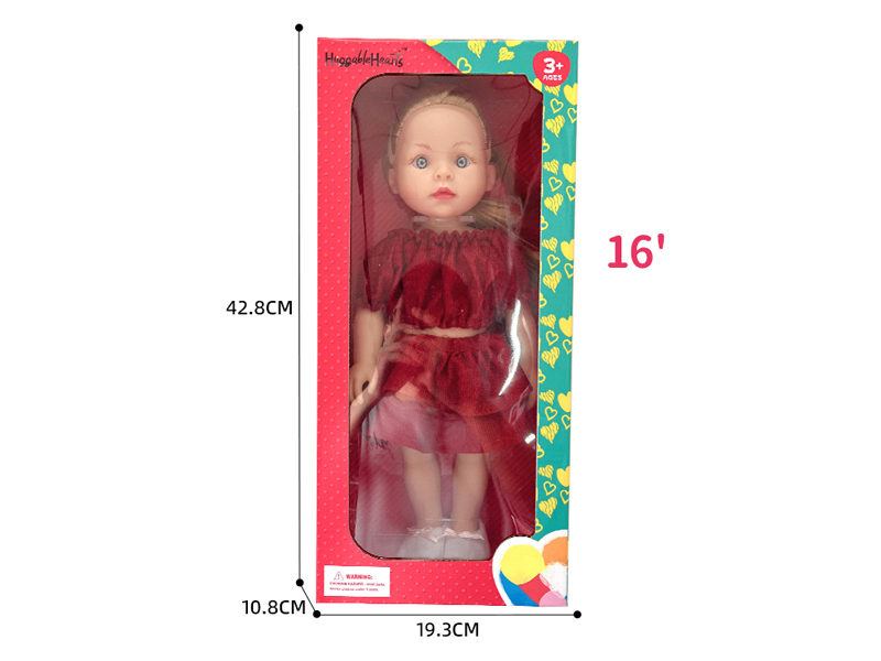 16 Inch Vinyl Salon Doll