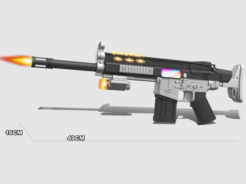 B/O Eight Tone Gun With Light Music