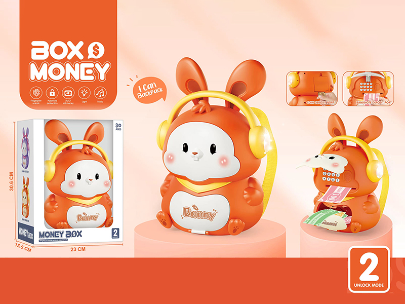 Rabbit Backpack Intelligent Money Box(2 Unlock Mode)