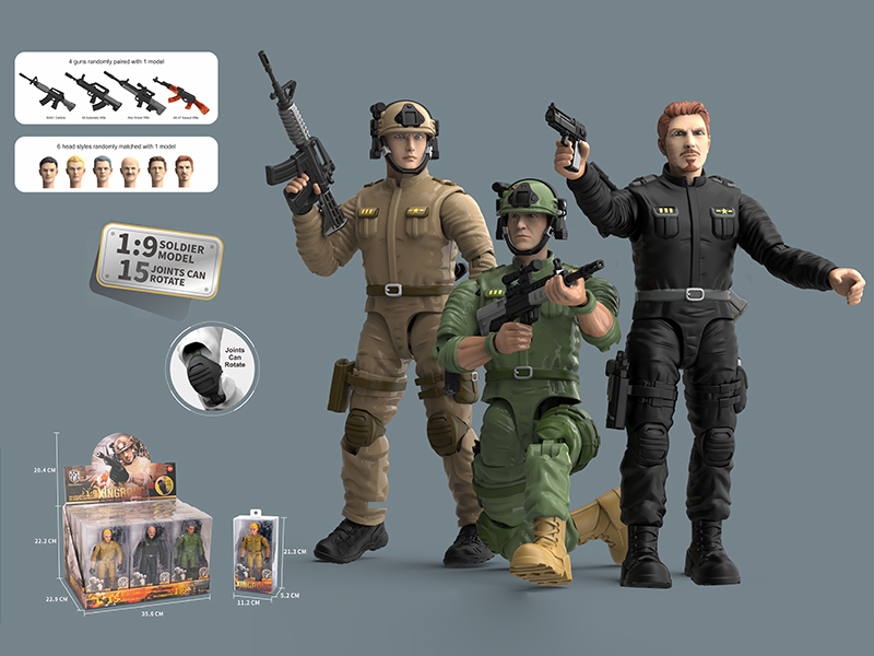 Military Soldier Model 12PCS