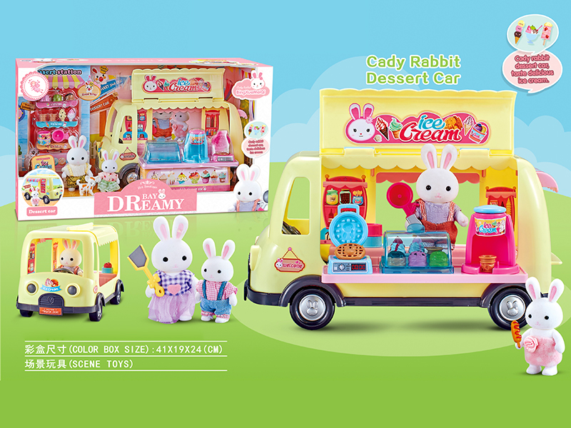 Cady Rabbit Dessert Car