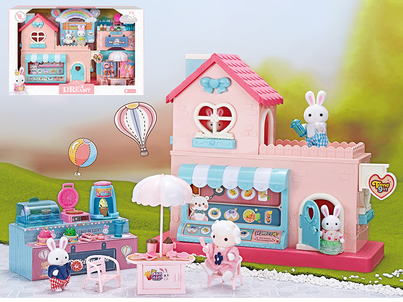 Dessert Shop Scene Toys Set