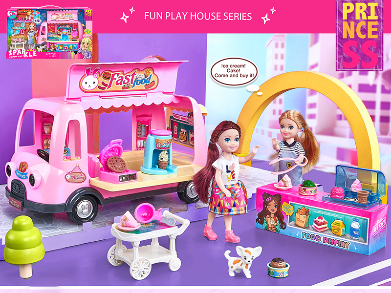 Doll Series Fast Food Car Theme