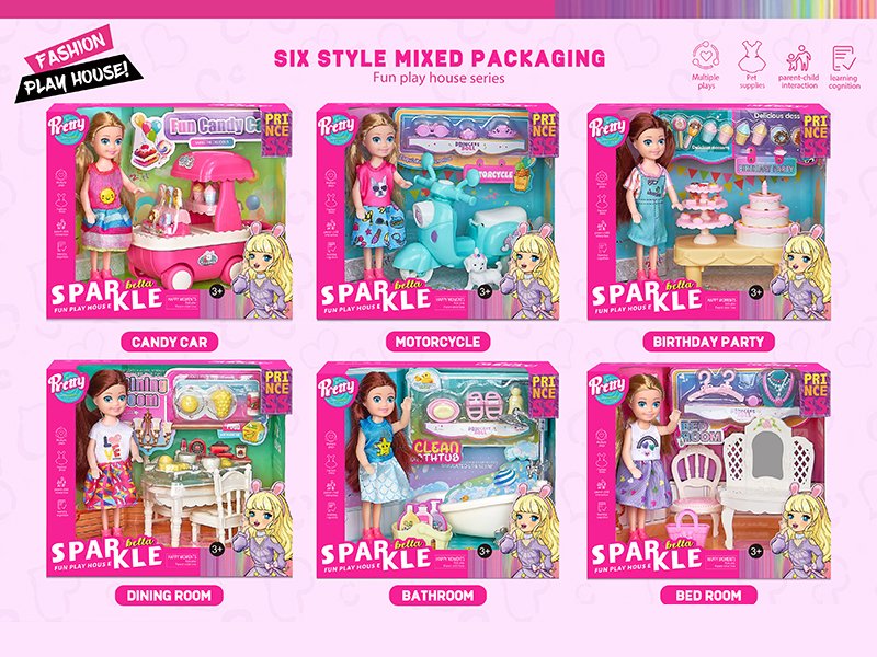 Doll Series Scene Toys Set