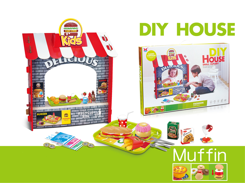 Fast Food Scene Set