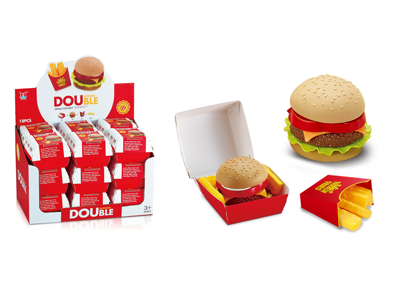 18PCS Hamburg Toy Set