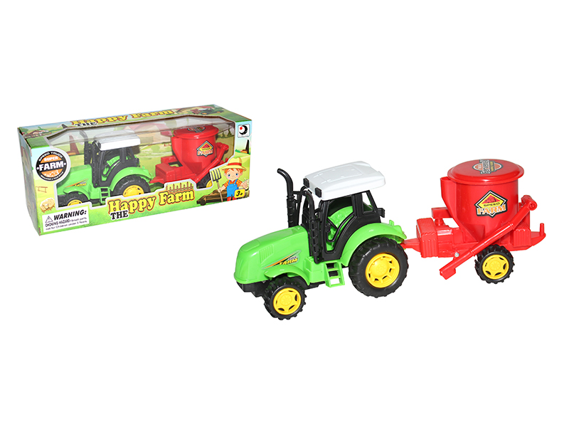 Friction Farm Tractor With Mixer