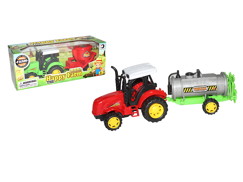 Friction Farm Tractor With Water Tanker