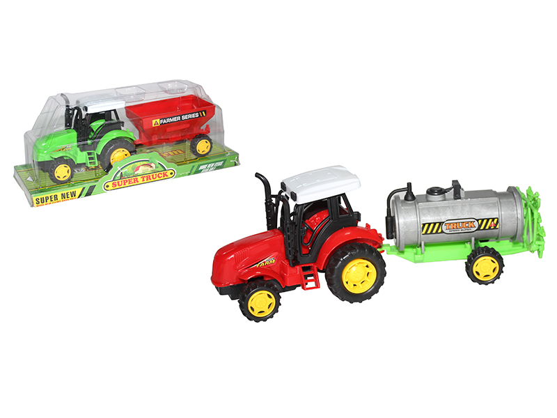 Friction Farm Tractor With Water Tanker