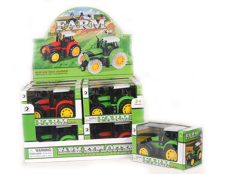Friction Farm Tractor 12PCS