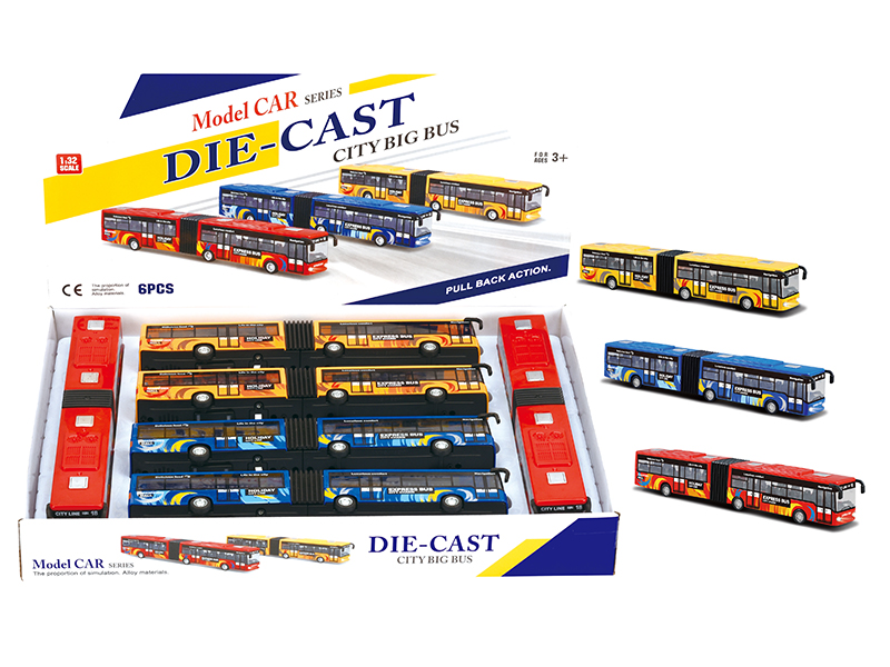 6PCS Alloy Reinforced Bus
