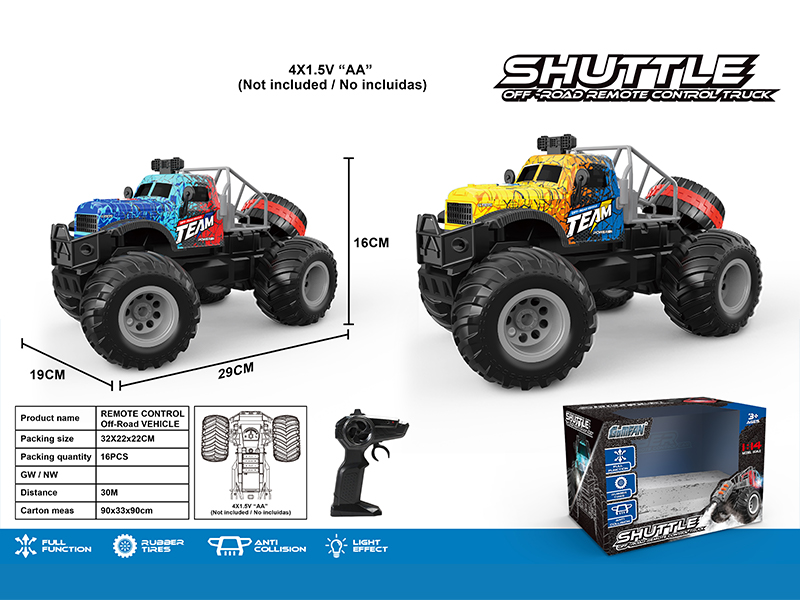 2.4G 4CH R/C High Speed Large Wheel Tractor